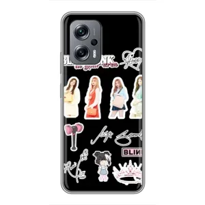 Чехлы с картинкой для Xiaomi POCO X4 GT (Арт блэкпинг)