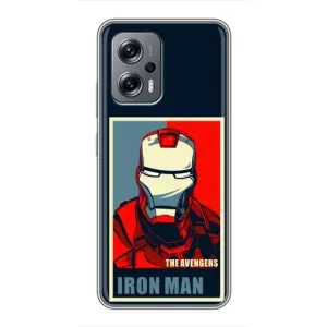 Чохол Супергерой Залізна Людина на Xiaomi POCO X4 GT (Art Iron man)