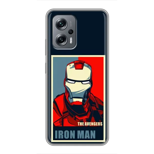 Чехол с рисунком «Art Iron man» для Xiaomi POCO X4 GT Чехол с рисунком «Art Iron man» для Xiaomi POCO X4 GT