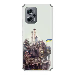 Чехлы на военную тематику для Xiaomi POCO X4 GT (Азовсталь)