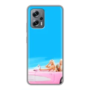 Силиконовый Чехол Барби Фильм на Xiaomi POCO X4 GT (Барби и Кен)