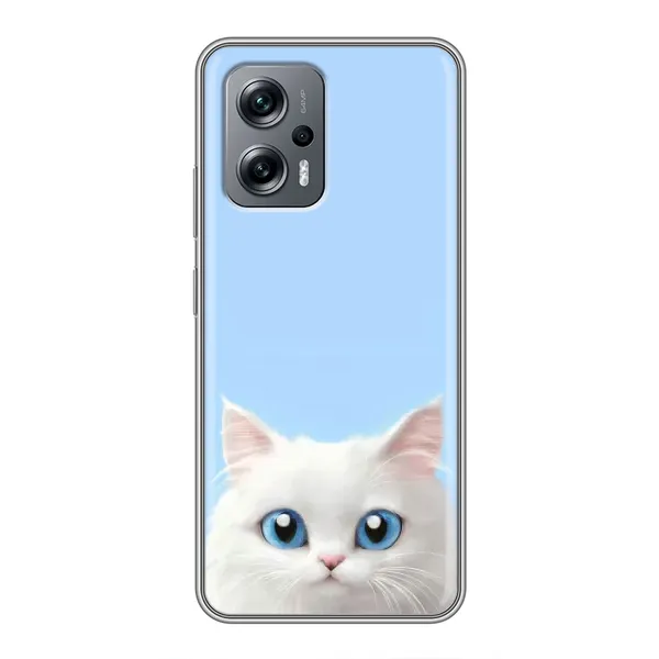 Чехол с рисунком «Белый кот» для Xiaomi POCO X4 GT Чехол с рисунком «Белый кот» для Xiaomi POCO X4 GT