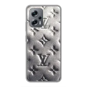 Текстурный Чехол Louis Vuitton для Поко X4 GT (Бежевый ЛВ)