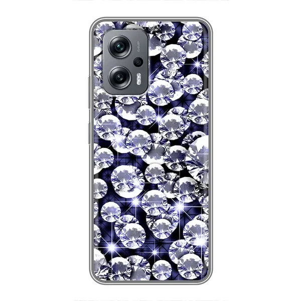 Чехол с рисунком «Бриллианты» для Xiaomi POCO X4 GT