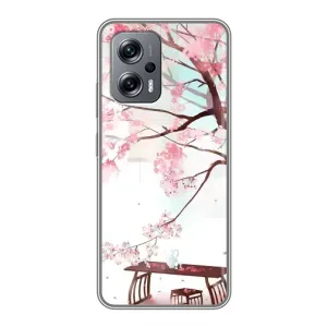 Чохол з картинкою Сакури на Xiaomi POCO X4 GT (Чайна церемонія)
