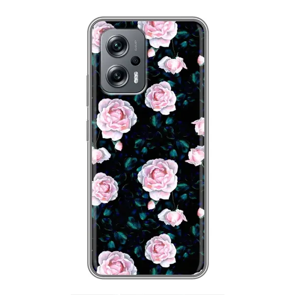 Чехол с рисунком «Чайные розы» для Xiaomi POCO X4 GT Чехол с рисунком «Чайные розы» для Xiaomi POCO X4 GT