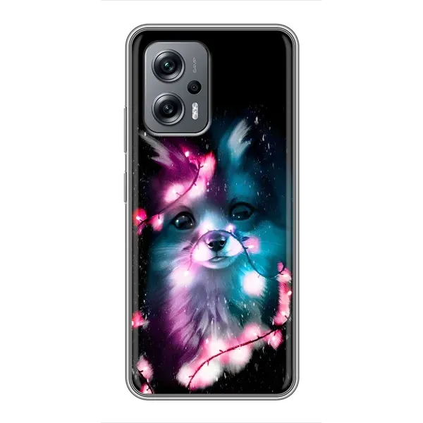 Чехол с рисунком «Черная Лиса» для Xiaomi POCO X4 GT Чехол с рисунком «Черная Лиса» для Xiaomi POCO X4 GT
