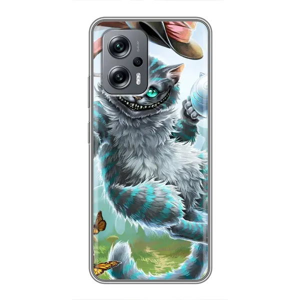 Чехол с рисунком «Чеширский КОТИК» для Xiaomi POCO X4 GT Чехол с рисунком «Чеширский КОТИК» для Xiaomi POCO X4 GT