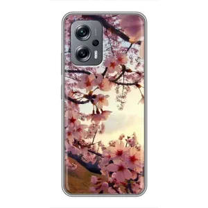 Чохол з картинкою Сакури на Xiaomi POCO X4 GT (Квітуча сакура)