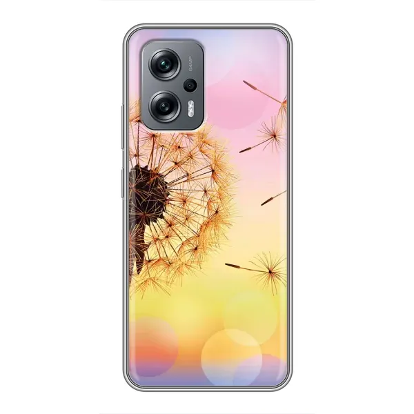 Чехол с рисунком «Цветок-одуванчик» для Xiaomi POCO X4 GT Чехол с рисунком «Цветок-одуванчик» для Xiaomi POCO X4 GT