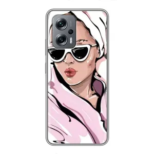 Чехол с картинкой Модные Девчонки Xiaomi POCO X4 GT (Девушка в халате)