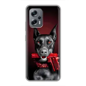Чохол ДОБЕРМАН для Xiaomi POCO X4 GT (Доберман злий)