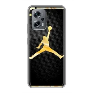 Силиконовый Чехол Nike Air Jordan на Поко X4 GT (Джордан 23)