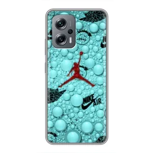 Силіконовый Чохол Nike Air Jordan на Поко X4 GT (Джордан Найк)