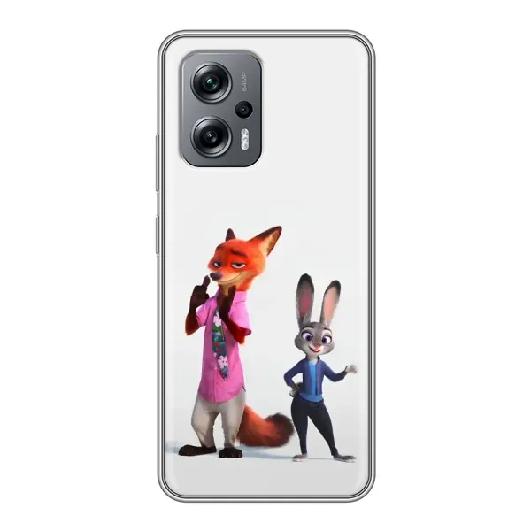 Чехол с рисунком «Джуди и Ник» для Xiaomi POCO X4 GT Чехол с рисунком «Джуди и Ник» для Xiaomi POCO X4 GT