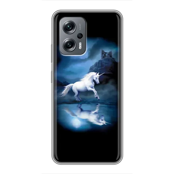 Чехол с рисунком «Единорог» для Xiaomi POCO X4 GT