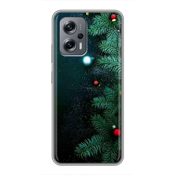 Чехол с рисунком «Елка» для Xiaomi POCO X4 GT Чехол с рисунком «Елка» для Xiaomi POCO X4 GT