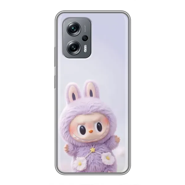 Чехол с рисунком «Фиолетовый Лабубу» для Xiaomi POCO X4 GT Чехол с рисунком «Фиолетовый Лабубу» для Xiaomi POCO X4 GT