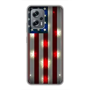 Чехол Флаг USA для Xiaomi POCO X4 GT (Флаг США 2)