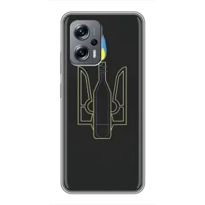 Чехол с картинкой (Патриотический ГЕРБ) на Xiaomi POCO X4 GT (Герб - Молотова)
