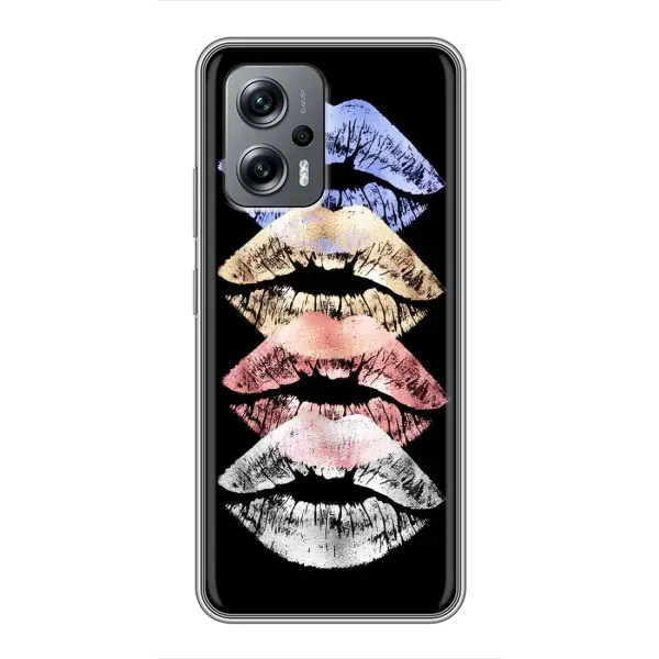 Чехол с рисунком «Губы» для Xiaomi POCO X4 GT