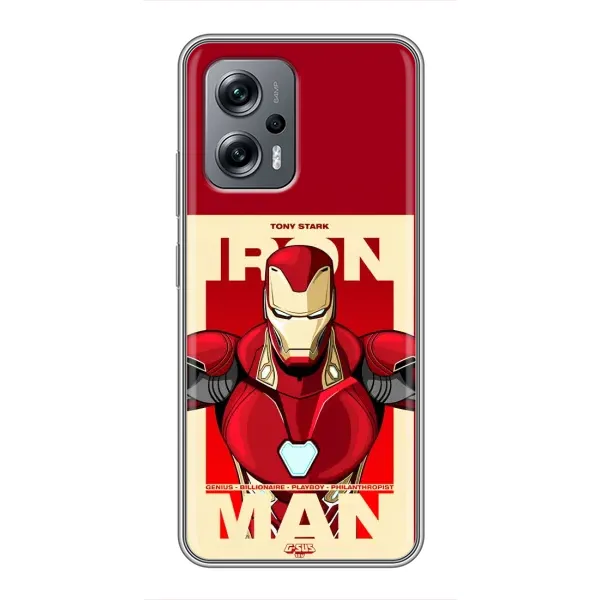 Чехол с рисунком «Iron man» для Xiaomi POCO X4 GT Чехол с рисунком «Iron man» для Xiaomi POCO X4 GT