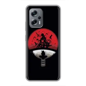 Чехлы с картинкой Итачи Учиха на Xiaomi POCO X4 GT (Итачи на черном)