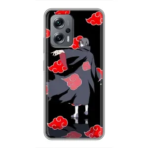 Чехлы с картинкой Итачи Учиха на Xiaomi POCO X4 GT (Итачи облако)