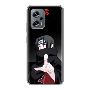 Чехлы с картинкой Итачи Учиха на Xiaomi POCO X4 GT (Итачи Знак)