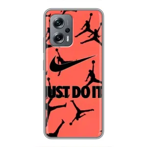 Силіконовый Чохол Nike Air Jordan на Поко X4 GT