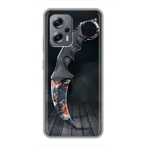 Чехол КИБЕРСПОРТ для Xiaomi POCO X4 GT (Кинжал КС ГО)