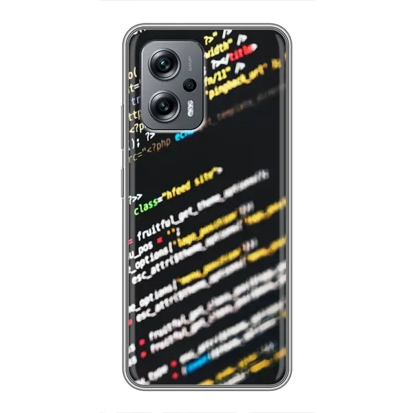 Чохол з малюнком «Код» для Xiaomi POCO X4 GT Чохол з малюнком «Код» для Xiaomi POCO X4 GT