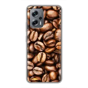 Чехол с изображением вкусной еды для Xiaomi POCO X4 GT (Кофе)