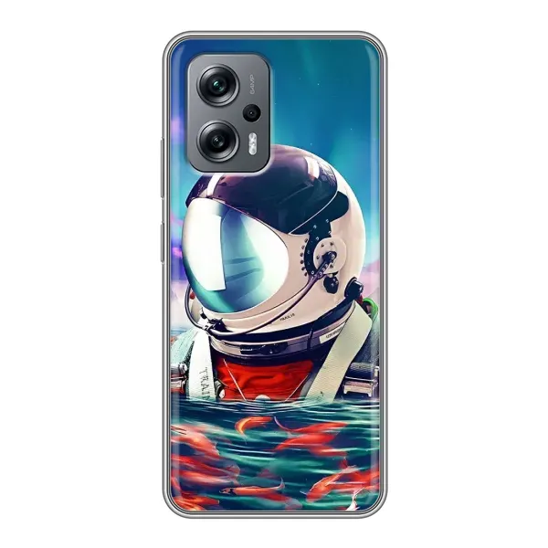 Чехол с рисунком «Космонавт в воде» для Xiaomi POCO X4 GT Чехол с рисунком «Космонавт в воде» для Xiaomi POCO X4 GT