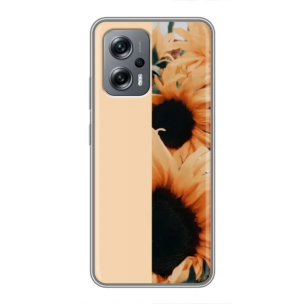 Чехол с рисунком «Красивые подсолнухи» для Xiaomi POCO X4 GT Чехол с рисунком «Красивые подсолнухи» для Xiaomi POCO X4 GT