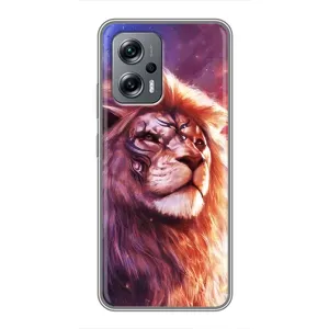 Чехол с картинкой на Xiaomi POCO X4 GT (Красочный ЛЕВ)