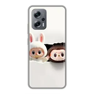 Чохол з принтом Лабубу для Xiaomi POCO X4 GT (Фігурки Labubu)