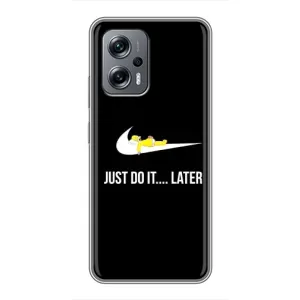 Силіконовый Чохол на Xiaomi POCO X4 GT з картинкою НАЙК (Later)