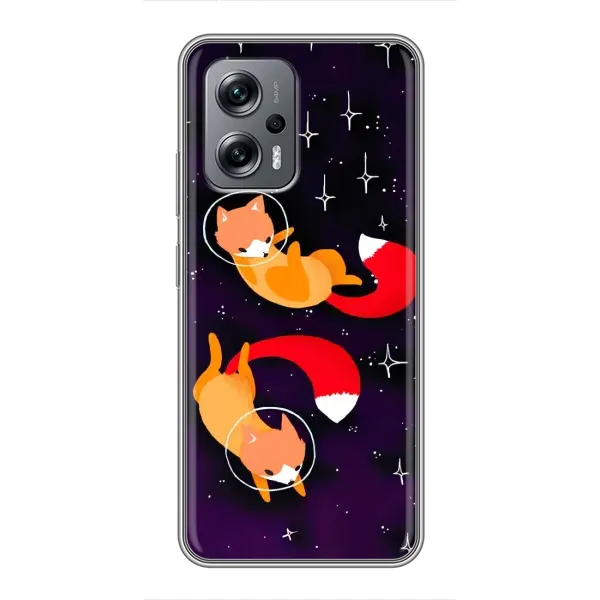 Чехол с рисунком «Лисы» для Xiaomi POCO X4 GT Чехол с рисунком «Лисы» для Xiaomi POCO X4 GT