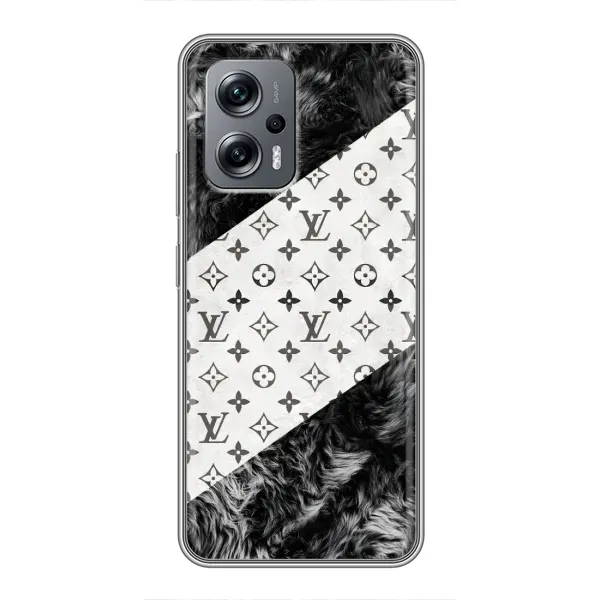 Чехол с рисунком «LV на белом» для Xiaomi POCO X4 GT