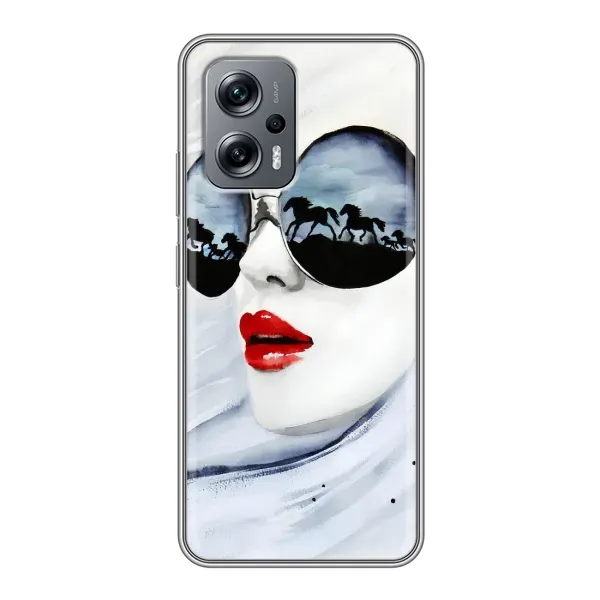 Чехол с рисунком «Любительница коней» для Xiaomi POCO X4 GT