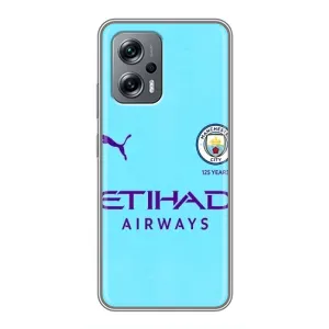 Силиконовые Чехлы принт Футбол на Xiaomi POCO X4 GT (Man City)