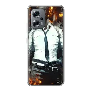 Чохол з картинкою "Герой Pubg" на Xiaomi POCO X4 GT (Man Пубг)