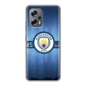 Силиконовые Чехлы принт Футбол на Xiaomi POCO X4 GT (ManCity)
