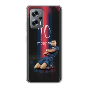 Чохол (TPU) з Футболістом на Xiaomi POCO X4 GT (MBAPPE 10)