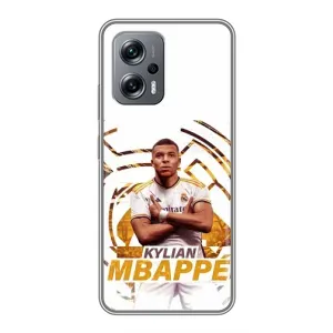 Чохол (TPU) з Футболістом на Xiaomi POCO X4 GT (Мбаппе Реал)