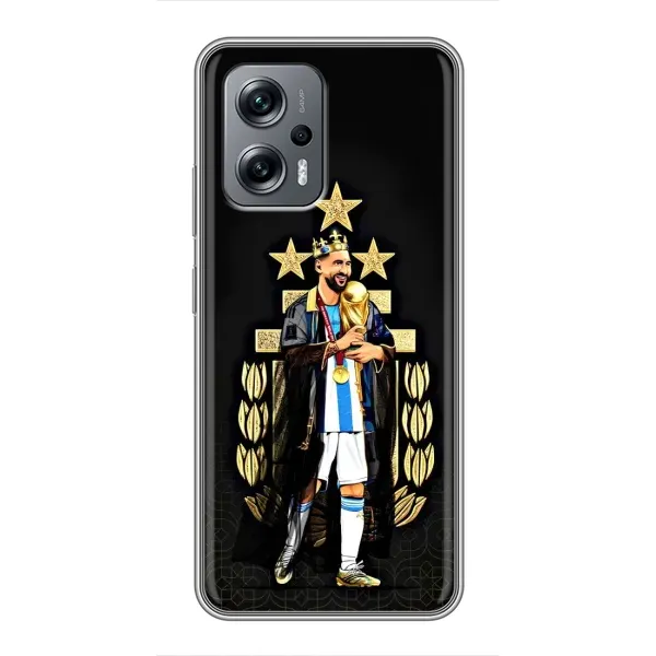Чехол с рисунком «Месси король» для Xiaomi POCO X4 GT