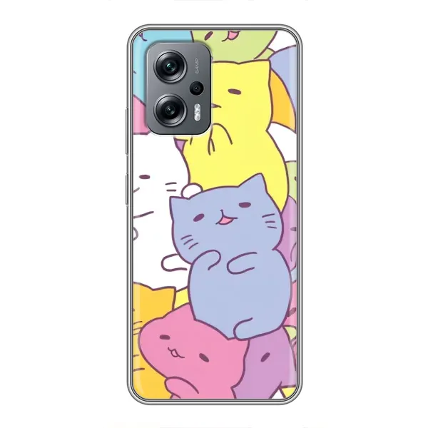 Чехол с рисунком «Милые котики» для Xiaomi POCO X4 GT Чехол с рисунком «Милые котики» для Xiaomi POCO X4 GT