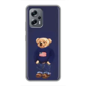 Чехлы Мишка Тедди для Поко X4 GT (Мишка USA)