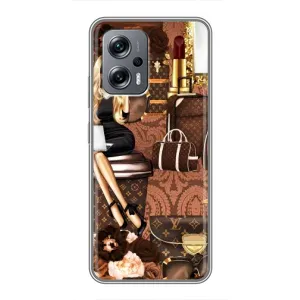 Чехол Стиль Louis Vuitton на Xiaomi POCO X4 GT (Мода Луи Виттон)